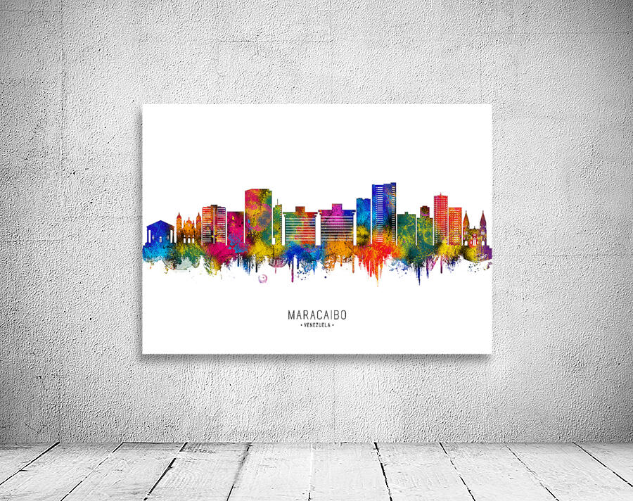 Maracaibo Venezuela Skyline Wall Preview