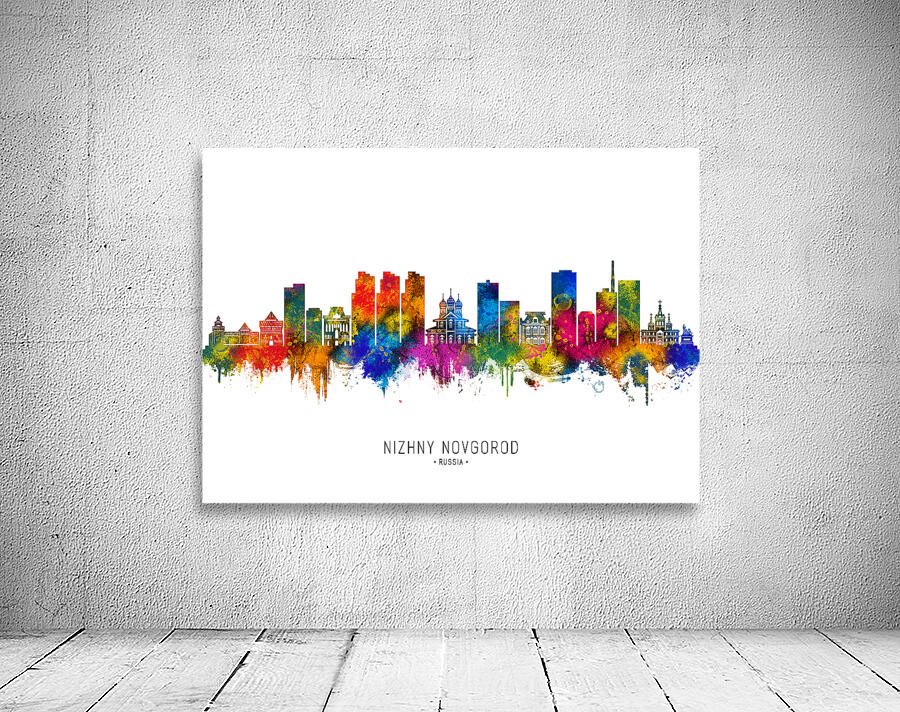 Nizhny Novgorod Russia Skyline Wall Preview