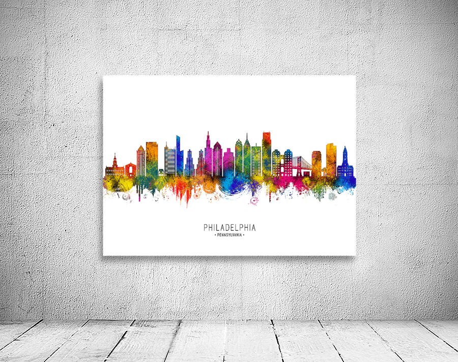 Philadelphia Pennsylvania Skyline Wall Preview