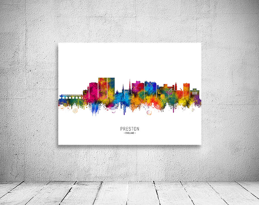 Preston England Skyline Wall Preview