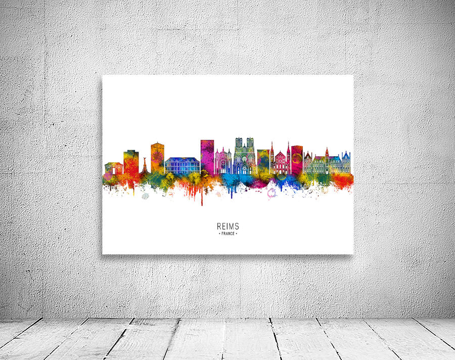 Reims France Skyline Wall Preview