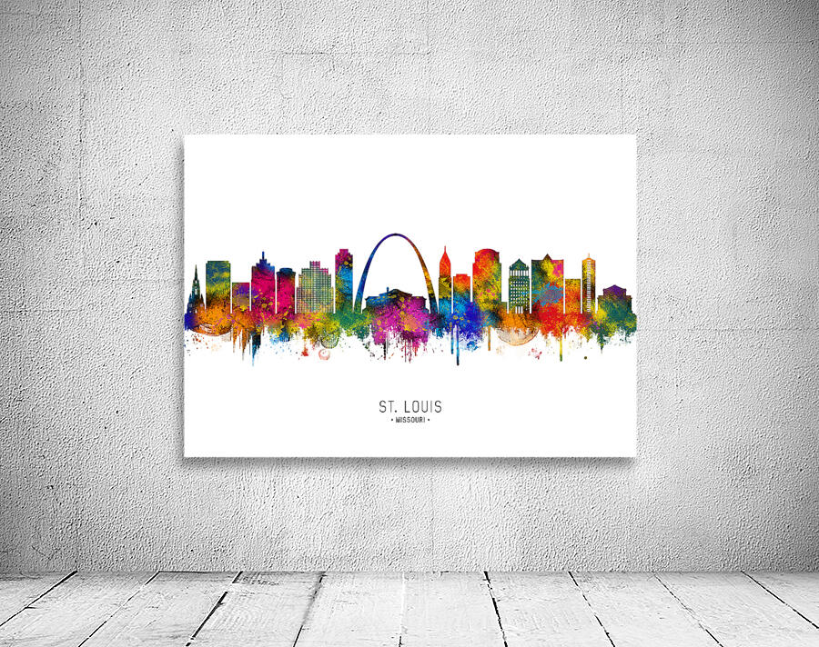 St. Louis Missouri Skyline Wall Preview