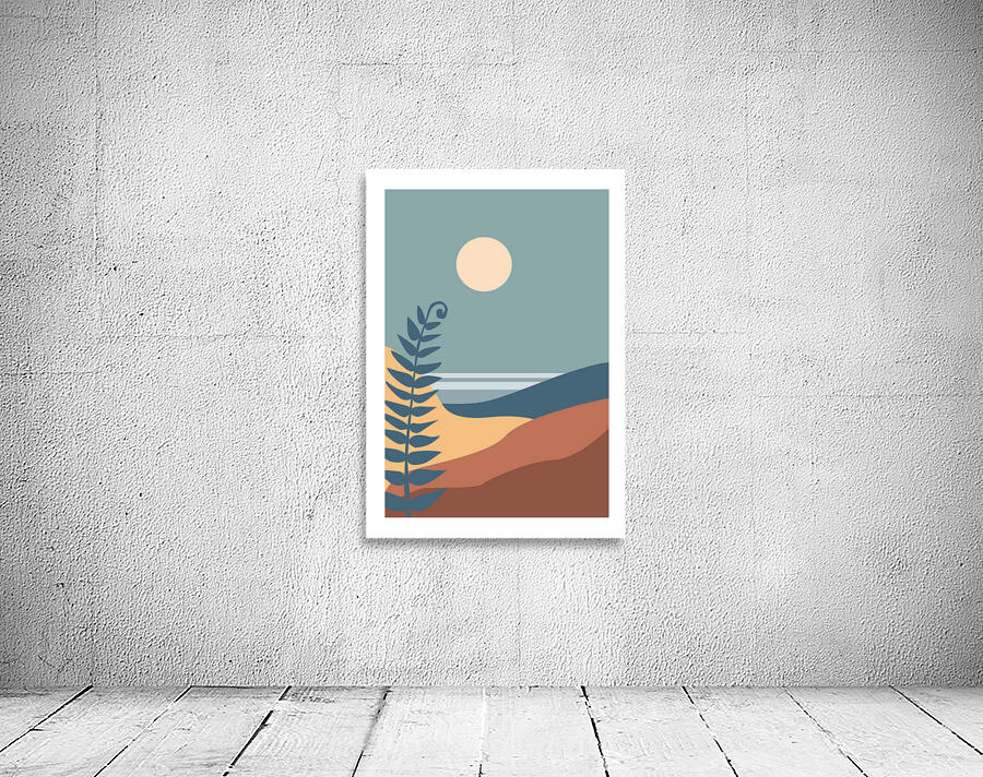  Colorful landscape poster. a Wall Preview