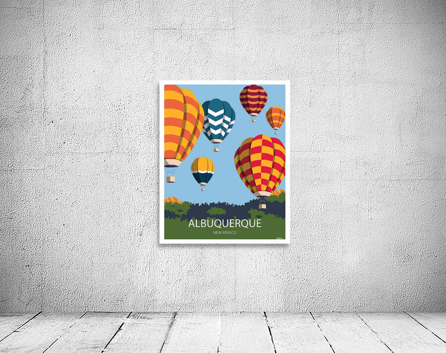 Albuquerque New Mexico Wall Preview