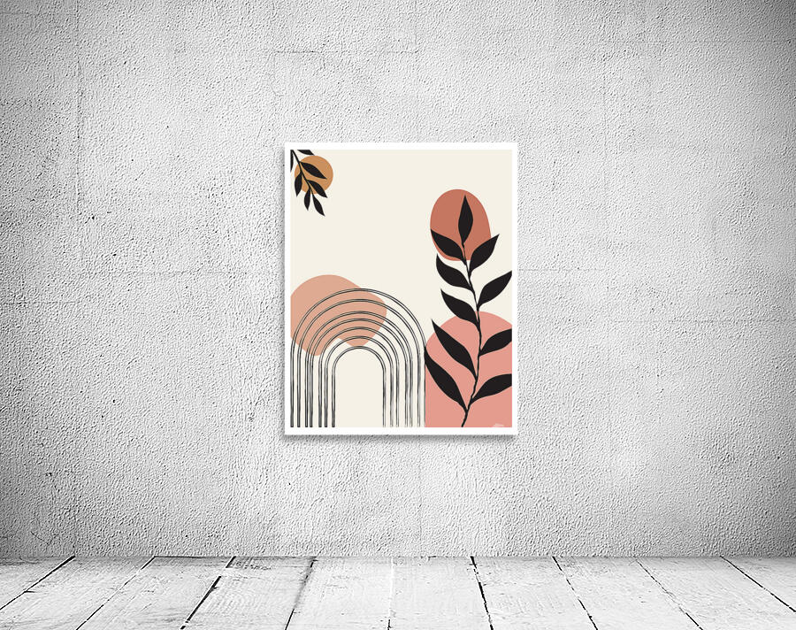Foliage abstract shapes  Wall Preview