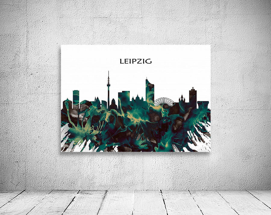 Leipzig Skyline Wall Preview