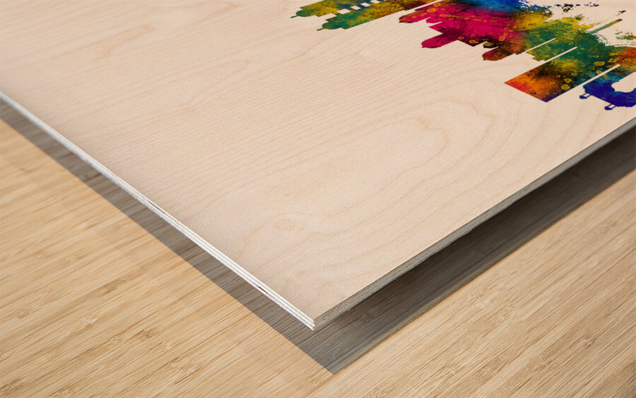 Nagpur Maharashtra Skyline Wood print