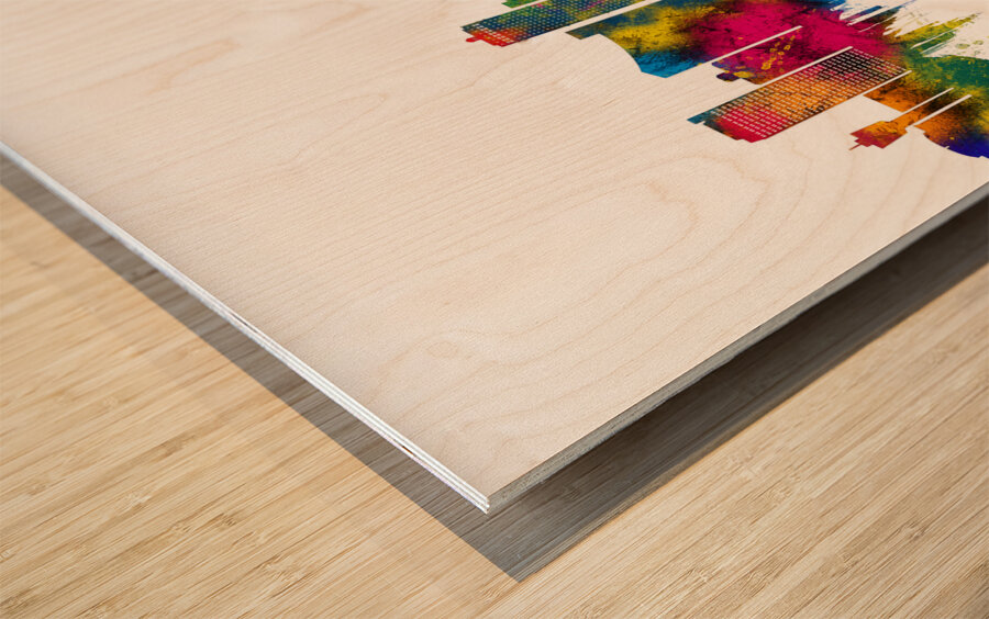 Niagara Falls Canada Skyline Wood print