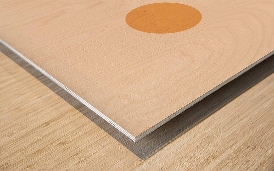 Modern natural abstract landscape. c Wood print