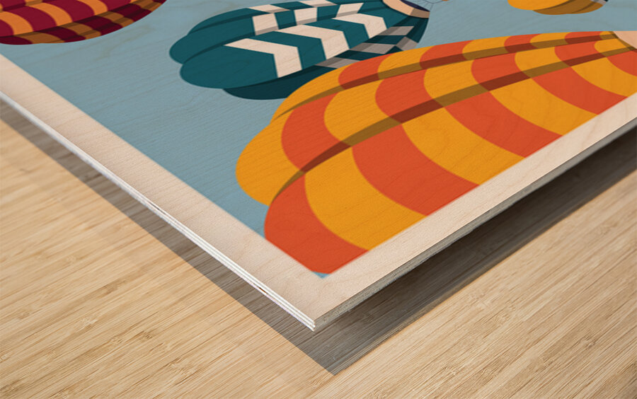 Albuquerque New Mexico Wood print