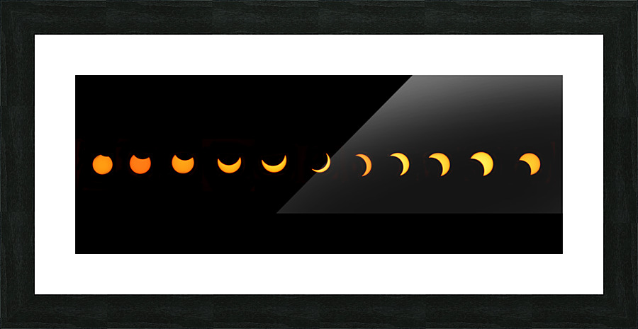 Eclipse 2017 Picture Frame print