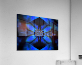 Fire Lotus Blue 2 Acrylic Print