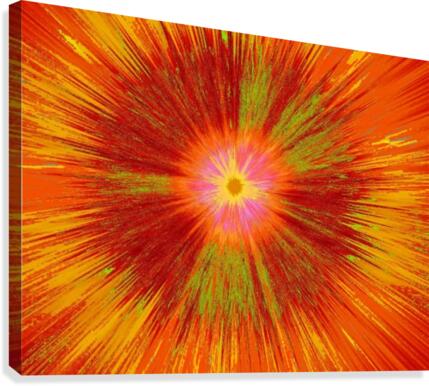 Paint Wave Wildflower 1  Canvas Print