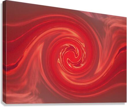 Red Mating Phoenix 2 Canvas Print