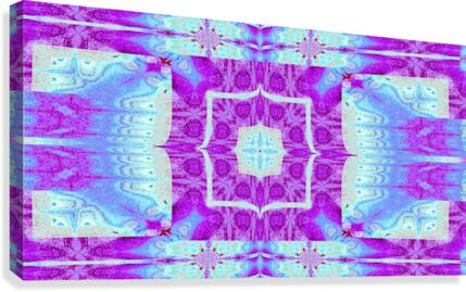 Blue Star Tapestry 2 Canvas Print
