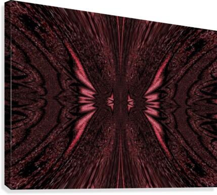 Pink Light Butterfly  Canvas Print