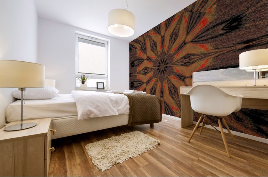 Autumn Dandelion Mural print