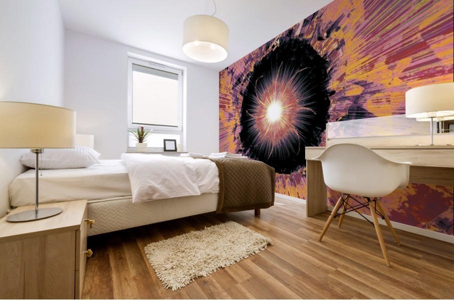 Painted Nova 1  Mural print