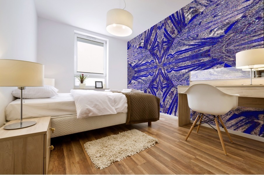 The Butterfly Inside Mural print