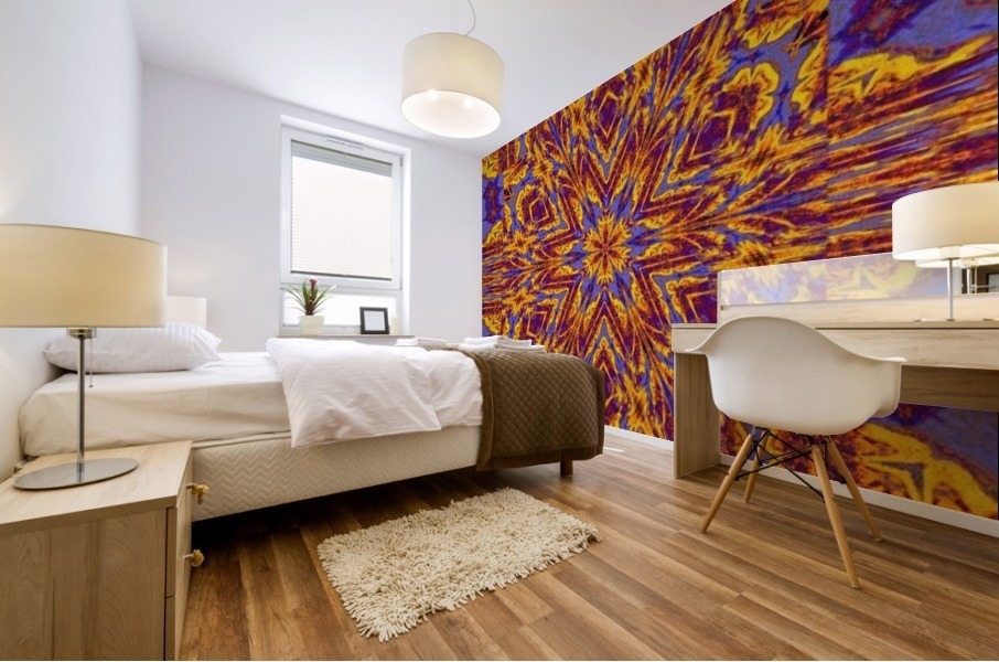 Painted Wildflowers 17 Mural print