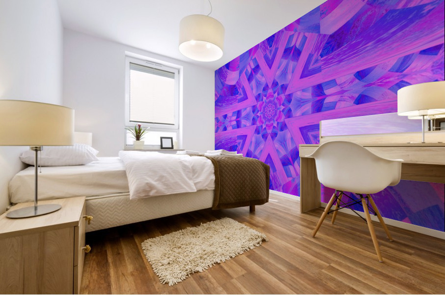 Lotus In Mist Mural print