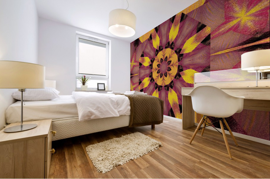 Black Lotus Petal 1 Mural print