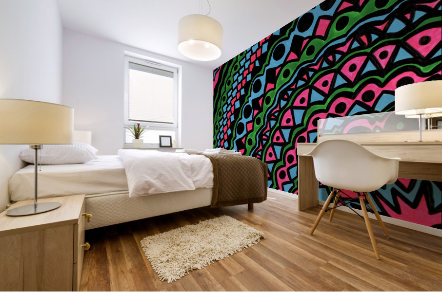 Endless Lotus 1 Mural print