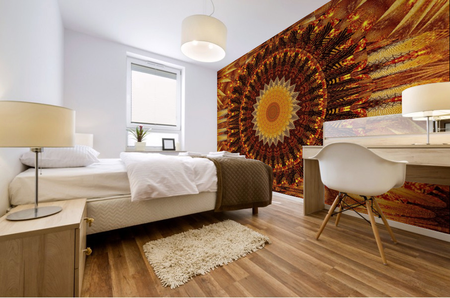 Lotus Birth 3 Mural print