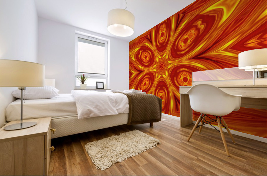 Fire Flowers 53 Mural print