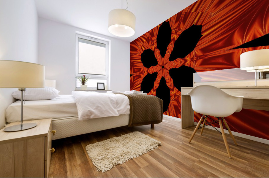 Fire Flowers 106 Mural print