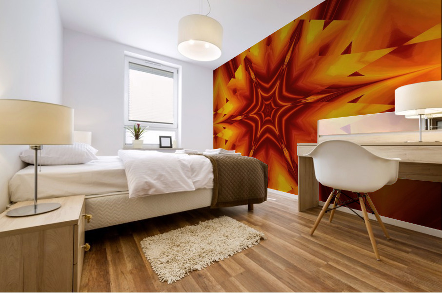 Fire Flowers 110 Mural print