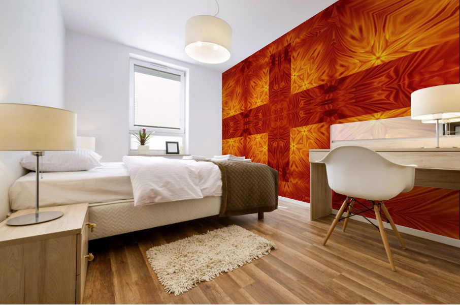 Fire Flowers 151 Mural print