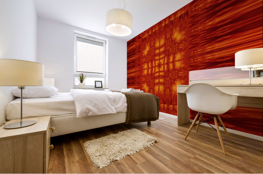 Fire Flowers 165 Mural print