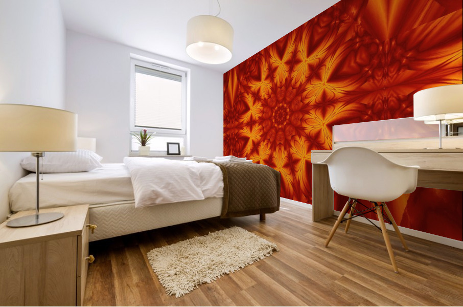 Fire Flowers 222 Mural print