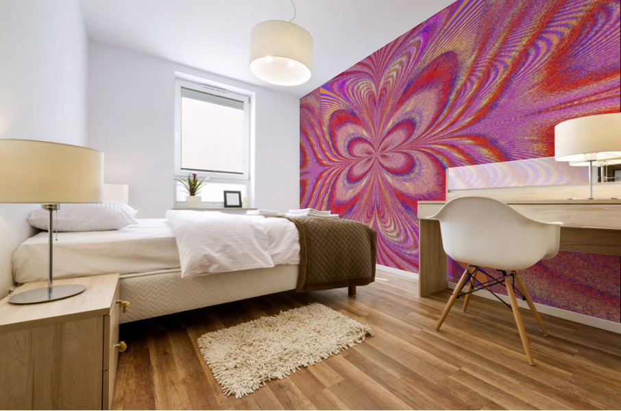 Disco Butterfly 9 Mural print