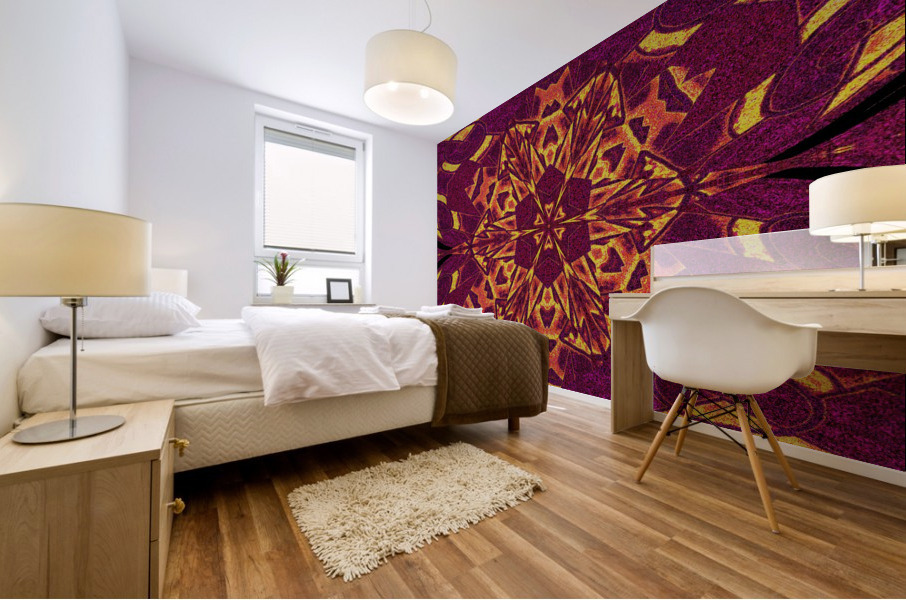 Arrow Flower  Mural print