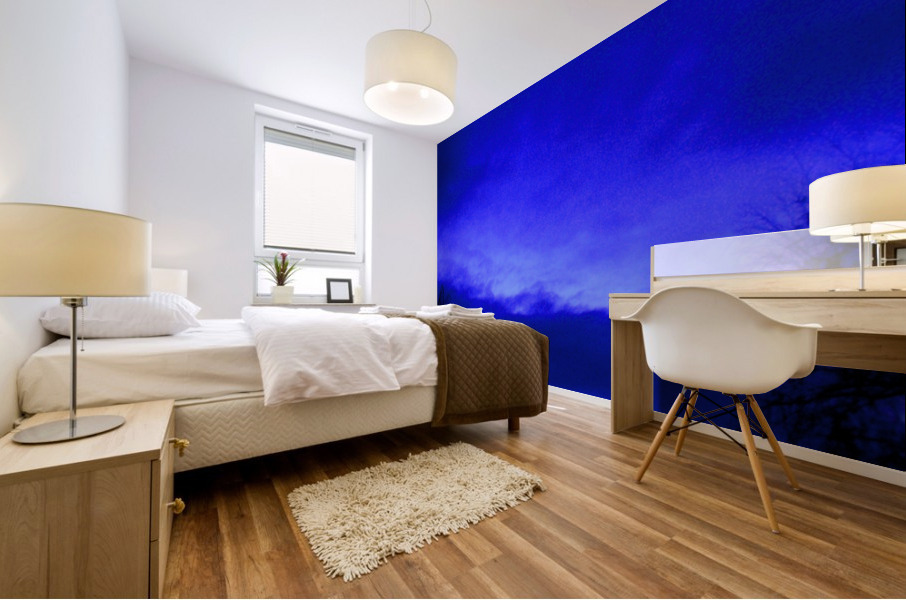 Sky in Deep Blue  Mural print