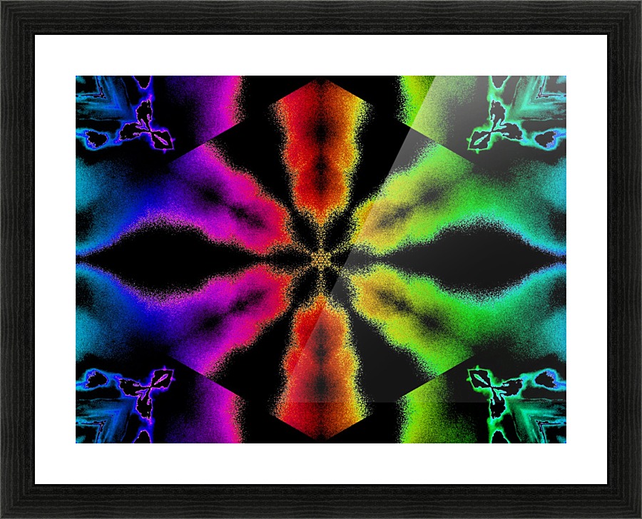 A Flower 10 Picture Frame print