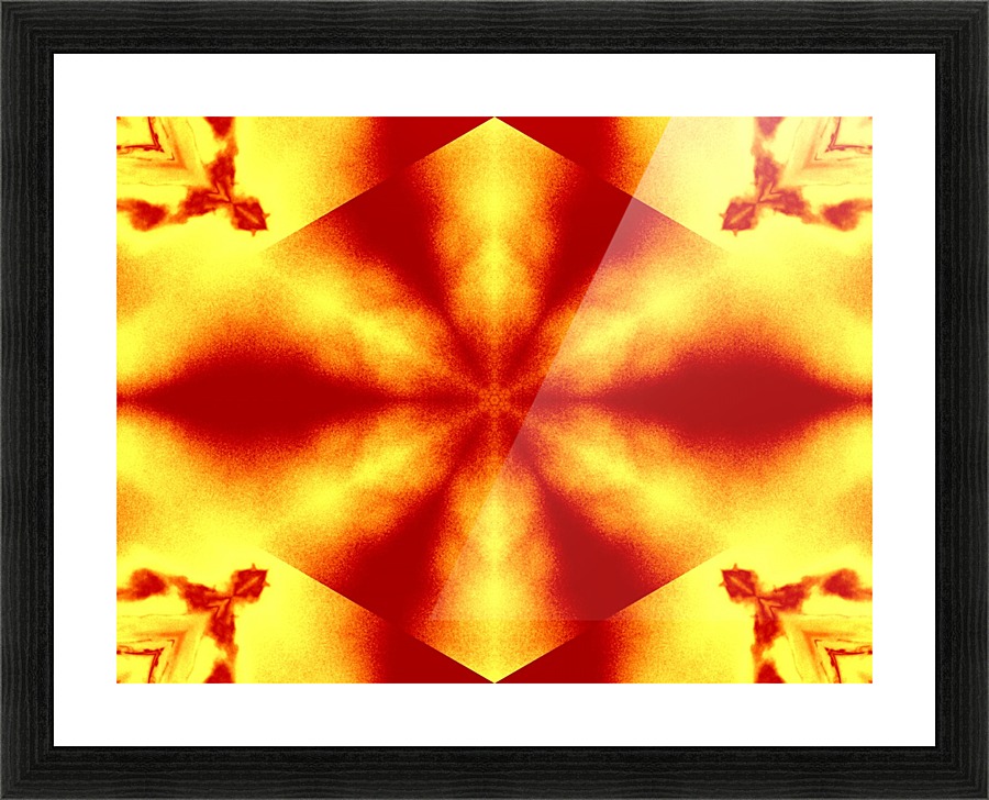 A Flower 12 Picture Frame print