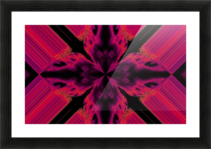 Cascade Wallflower 3 Picture Frame print