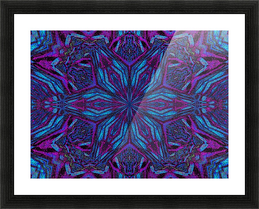 Crystal Flower 3 Picture Frame print