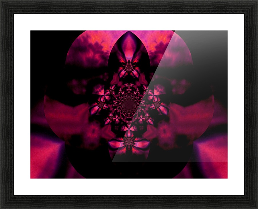 Fire Orchid 2 Picture Frame print