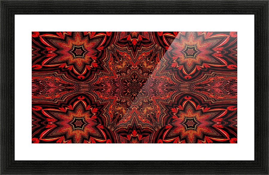 Summertime in Flowers Picture Frame print