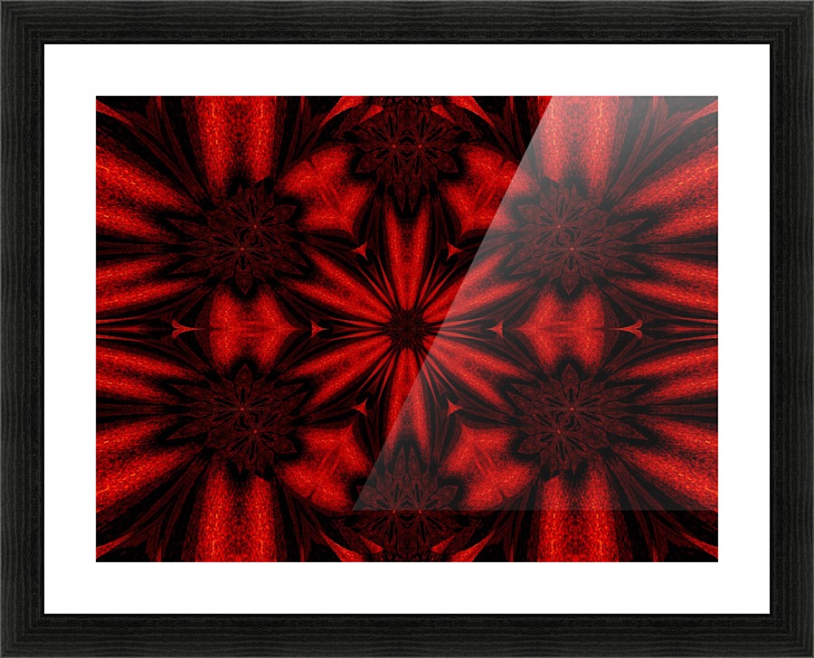 Scarlet Summer Picture Frame print