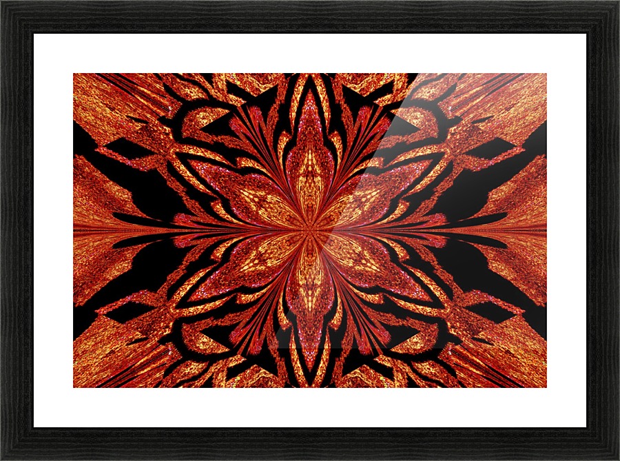 Golden Jasmine Picture Frame print