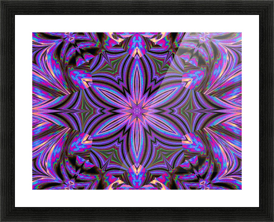 Psychedelic Jasmine 1 Picture Frame print