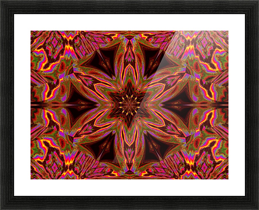 Psychedelic Jasmine 5 Picture Frame print