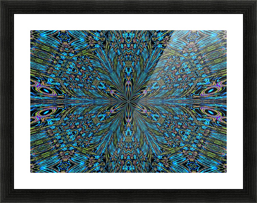 Psychedelic Daisy 2 Picture Frame print