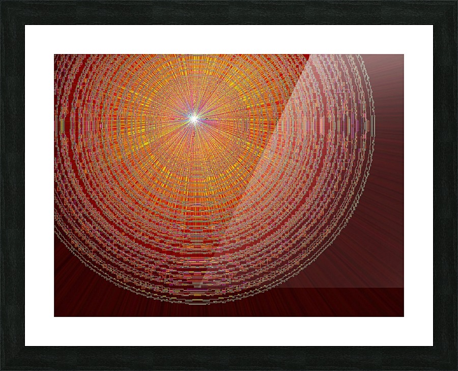 Dark Sun 1  Picture Frame print