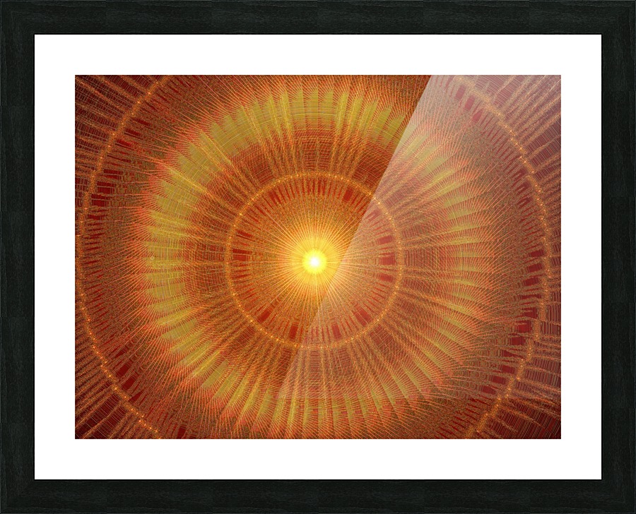 Dark Sun 3  Picture Frame print